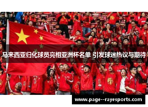 马来西亚归化球员亮相亚洲杯名单 引发球迷热议与期待